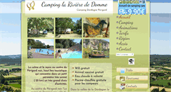Desktop Screenshot of camping-riviere-domme.com
